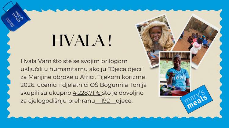 Bogumilci osigurali godišnju prehranu za 192 djece u Malawiju